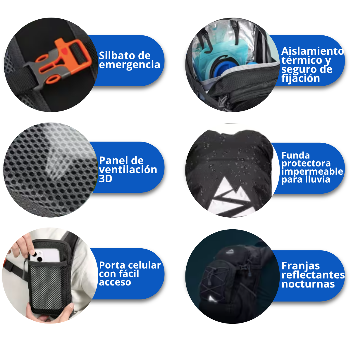 Mochila de Hidratación para Senderismo